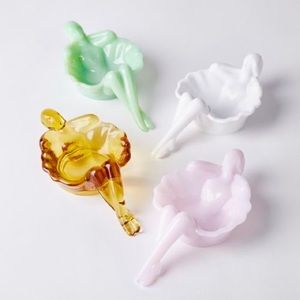 Brand new Mosser Glass Bathing Beauty Dish in Green